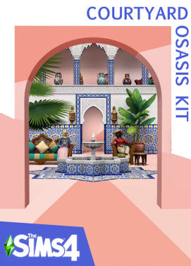 The Sims 4 Courtyard Oasis Kit Origin Global   - Origin [Email/Instant Delivery]