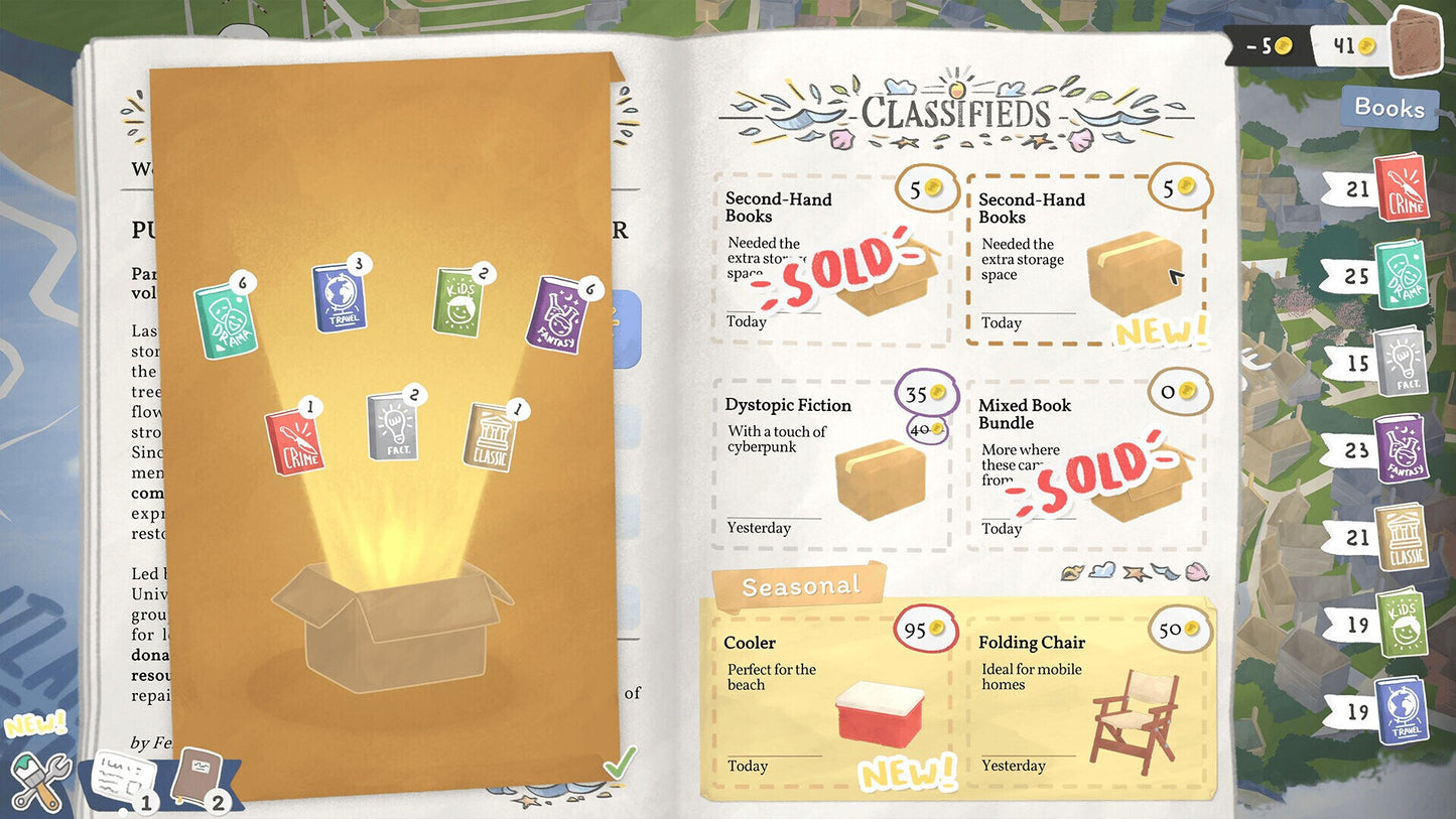 Tiny Bookshop (PC) - Steam Gift - GLOBAL   - Skystone Games [Email/Instant Delivery]