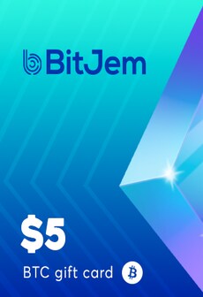 BitJem Crypto Gift Card Bitcoin 5 USD - BitJem Key  [Email/Instant Delivery]