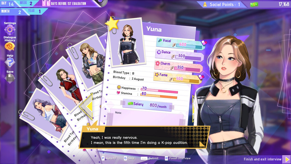 K-Pop Idol Stories: Road to Debut (PC) - Steam Key - GLOBAL   - PQube [Email/Instant Delivery]
