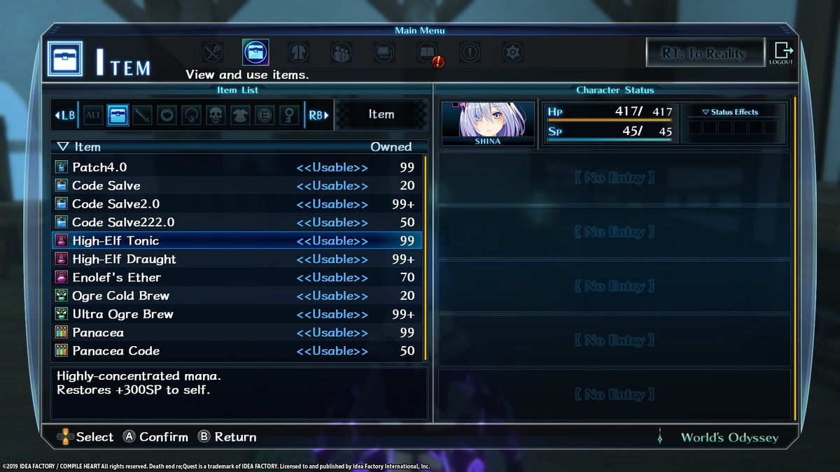 Death end re;Quest Healing Item Set (PC) - Steam Key - GLOBAL  [Email/Instant Delivery]