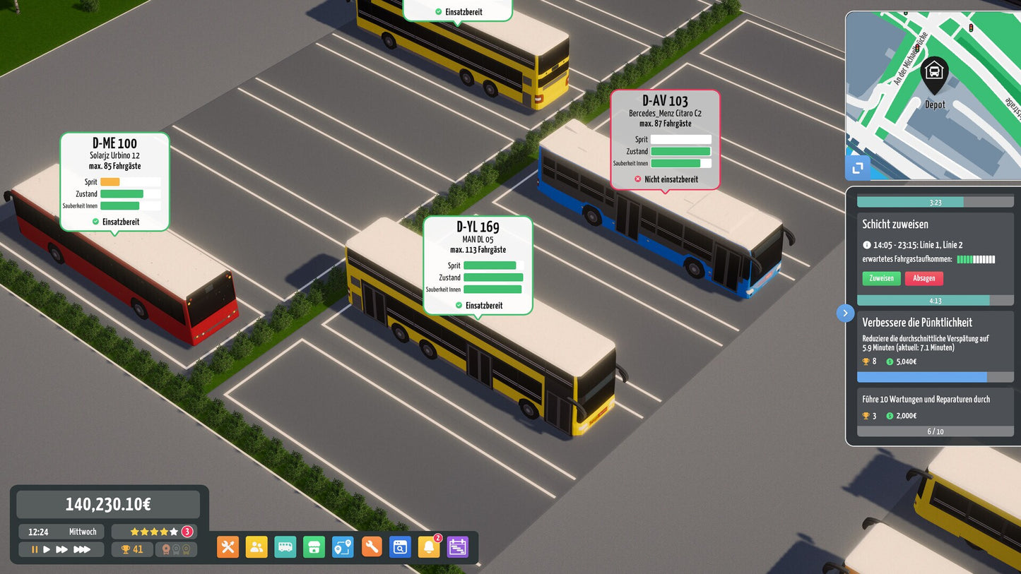 City Bus Manager (PC) - Steam Gift - GLOBAL   - Aerosoft GmbH [Email/Instant Delivery]