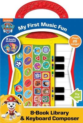 Nickelodeon Paw Patrol: My First Music Fun 8-Book Library and Keyboard Composer Sound Book Set [With Battery] - Pi Kids - Pi Kids