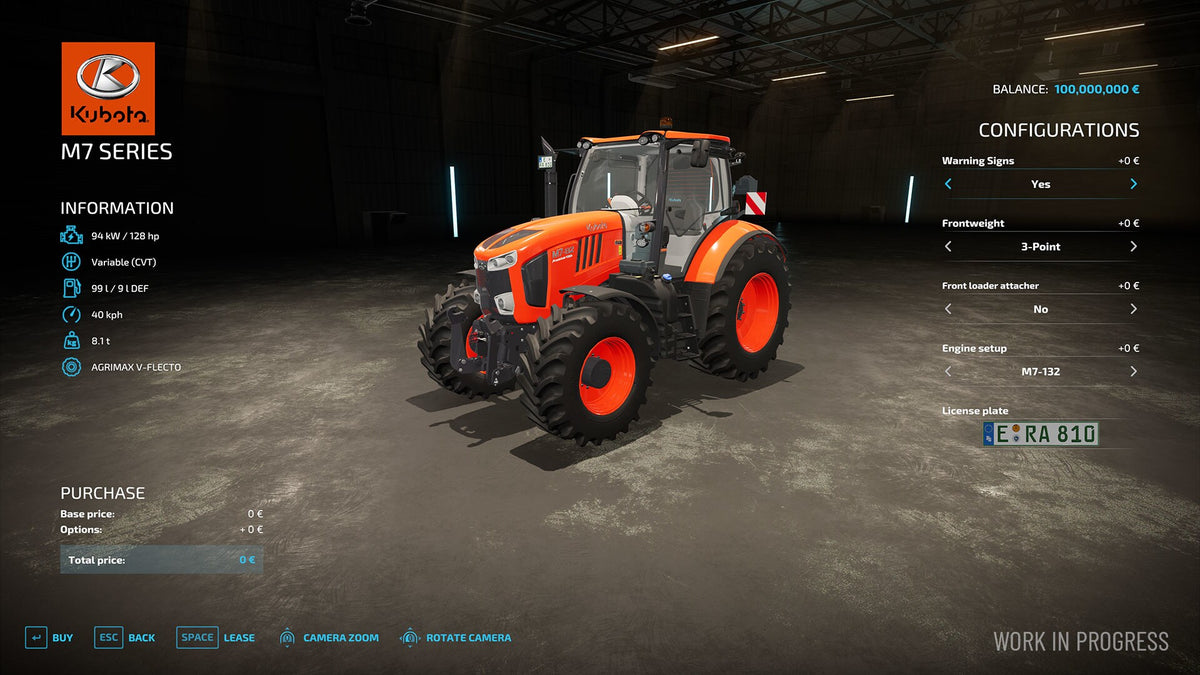 Farming Simulator 22 - Kubota Pack (PC) - Steam Key - GLOBAL   - Giants Software [Email/Instant Delivery]