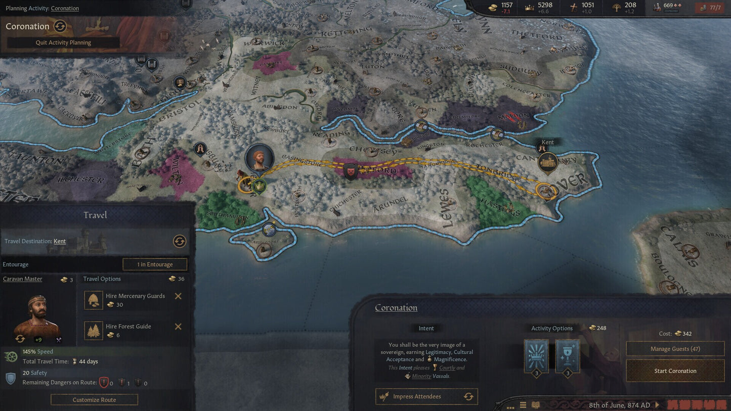 Crusader Kings III: Coronations (PC) - Steam Key - GLOBAL   - Paradox Interactive [Email/Instant Delivery]