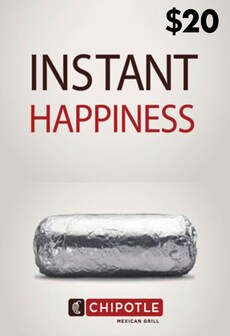 Chipotle Gift Card 20 USD - Key - UNITED STATES  [Email/Instant Delivery]