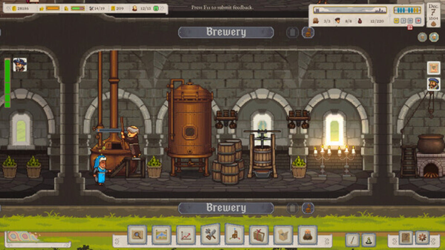 Ale Abbey - Monastery Brewery Tycoon (PC) - Steam Key - GLOBAL   - Shiro Unlimited [Email/Instant Delivery]