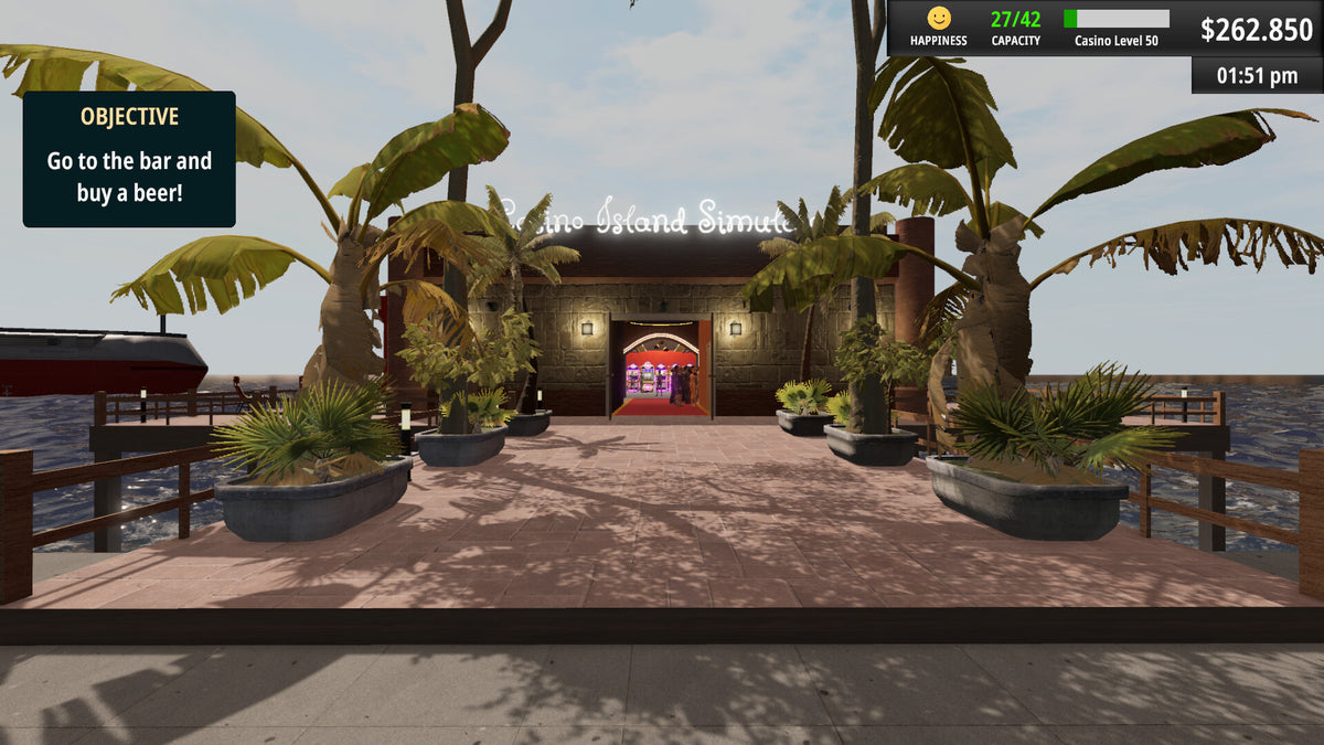 Casino Island Simulator PC Steam CD Key  REGION FREE Clap Games - [Email/Instant Delivery]
