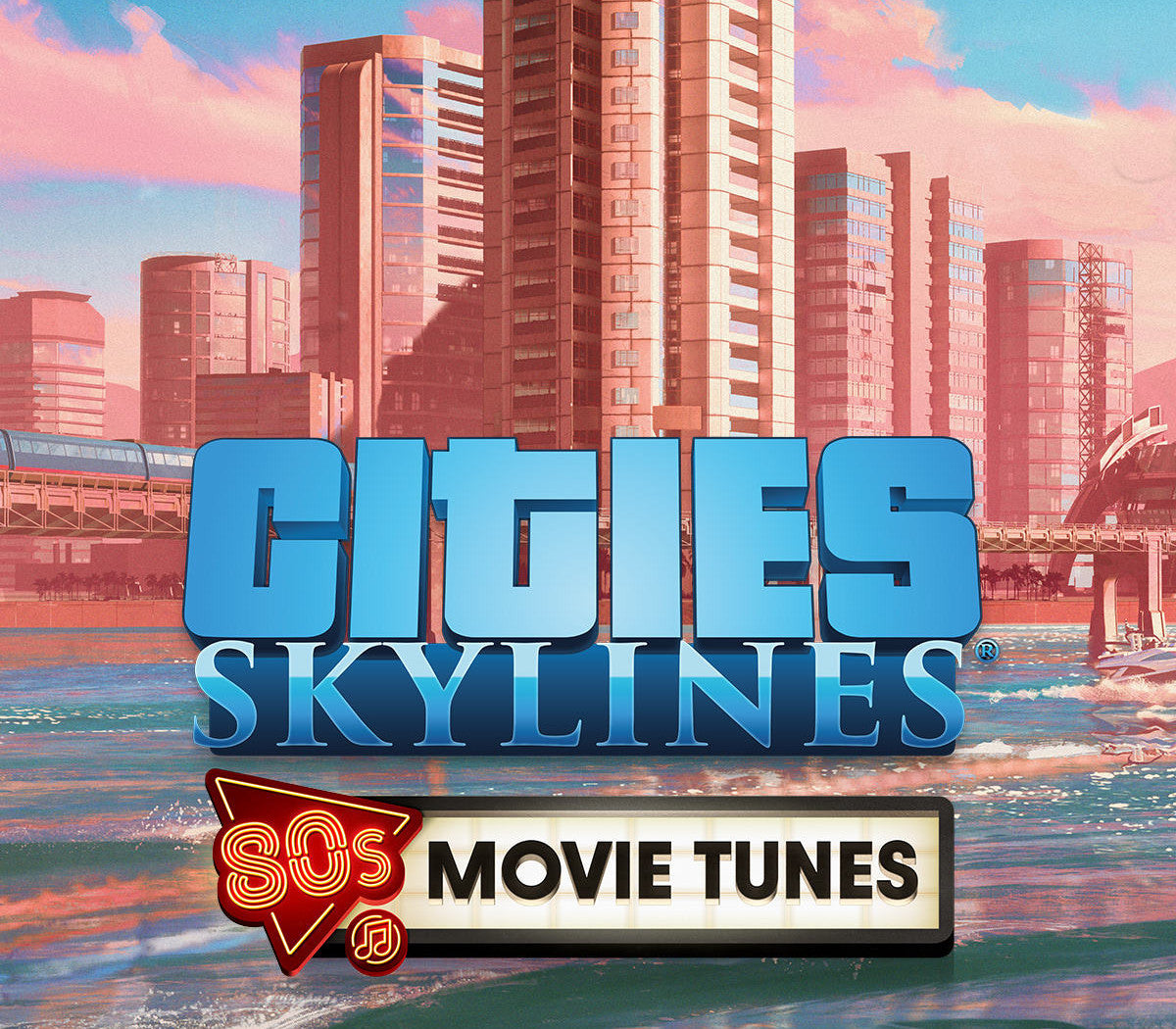Cities: Skylines - 80's Movies Tunes DLC Steam CD Key  REGION FREE  [Email/Instant Delivery]