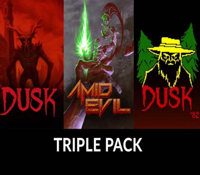 DUSK & AMID EVIL & DUSK '82 Ultimate Edition Triple Pack Bundle PC Steam CD Key  REGION FREE New Blood Interactive - [Email/Instant Delivery]