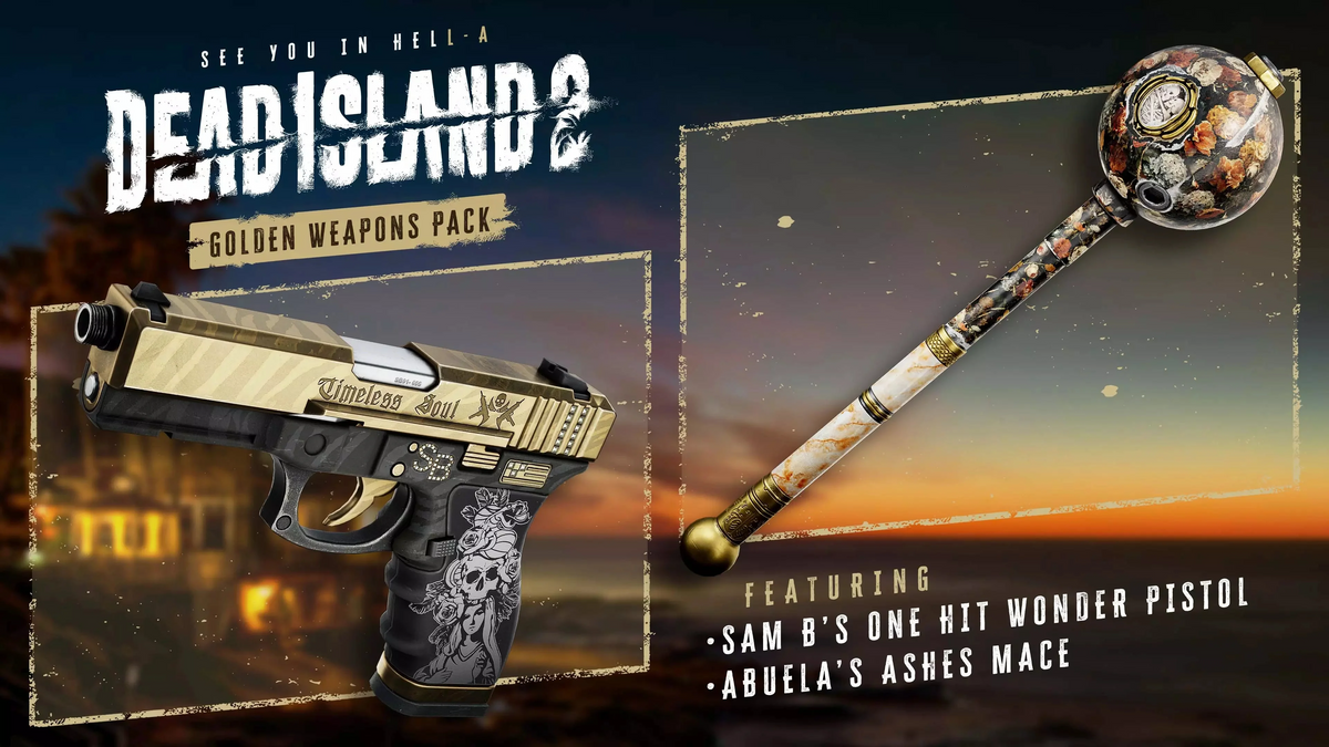 Dead Island 2 - Golden Weapons Pack DLC EU PS5 CD Key PlayStation 5 -  EUROPE  [Email/Instant Delivery]