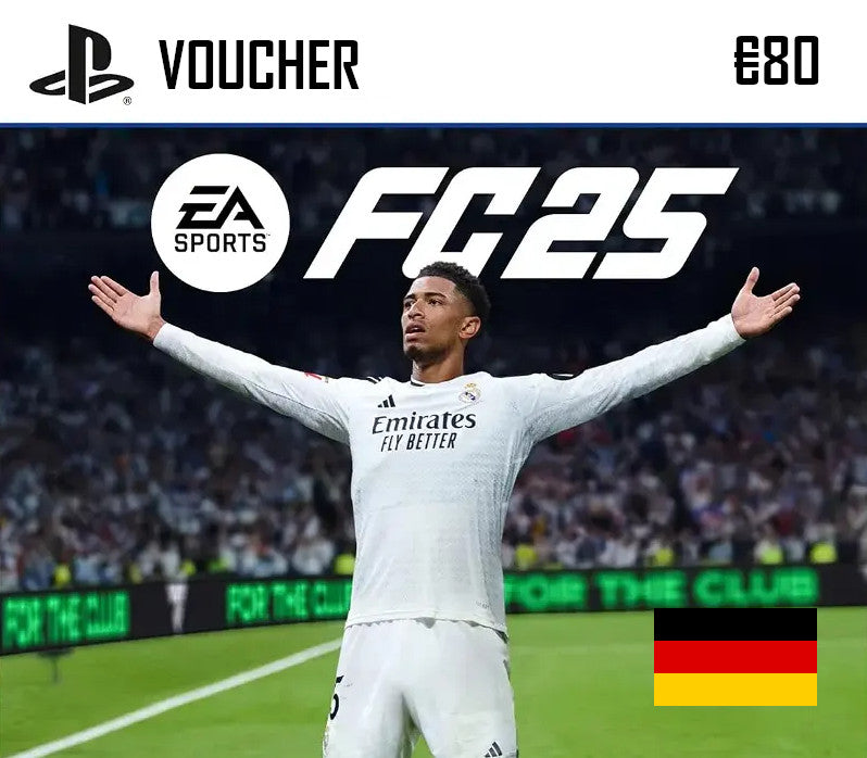 EA SPORTS FC 25 PlayStation Network Card €80 DE PlayStation 5 -  EUROPE Electronic Arts - [Email/Instant Delivery]