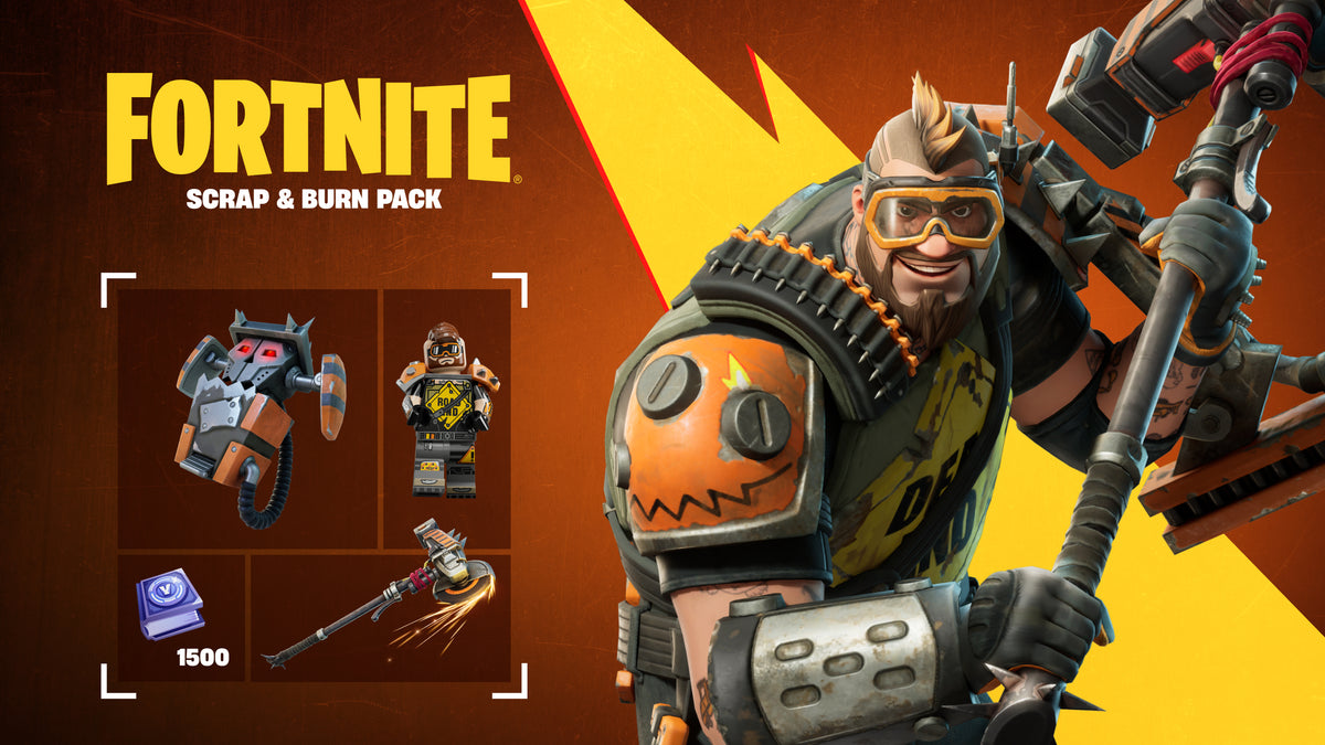 Fortnite - Scrap & Burn Pack DLC EU XBOX One / Xbox Series X|S CD Key Xbox One -  EUROPE Epic Games Inc. - [Email/Instant Delivery]