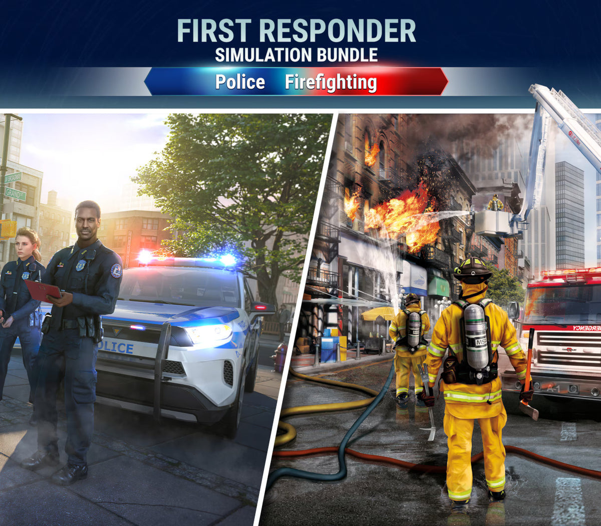 First Responder Simulation Bundle: Police Firefighting XBOX One / Xbox Series X|S Account Xbox One -  REGION FREE astragon Entertainment - [Email/Instant Delivery]