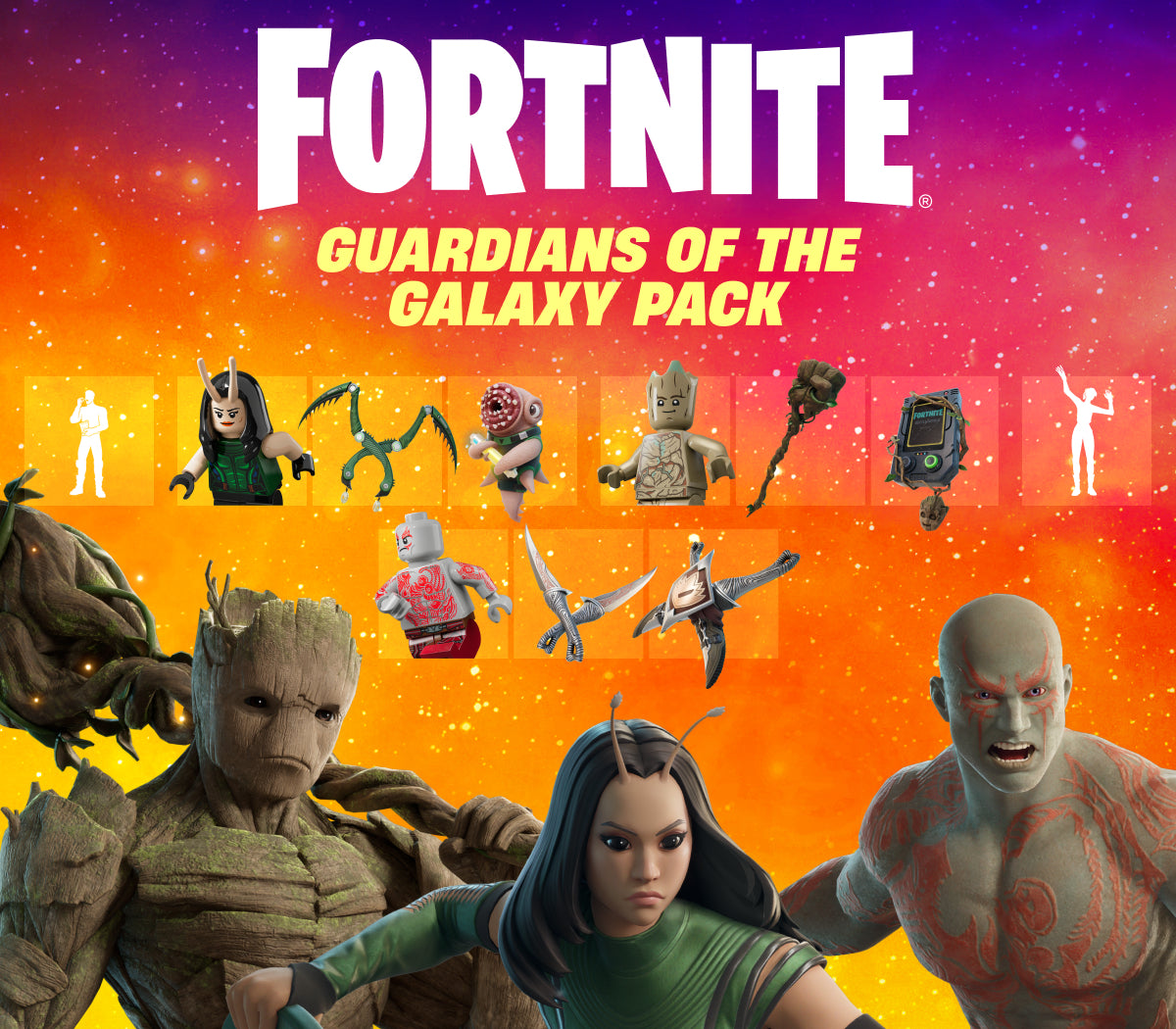 Fortnite - Guardians of the Galaxy Pack DLC AU XBOX One / Xbox Series X|S CD Key Xbox One -  OTHER Epic Games Inc. - [Email/Instant Delivery]