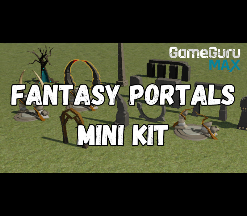 GameGuru MAX - Low Poly Mini Kit: Fantasy Portals DLC Steam CD Key  REGION FREE TheGameCreators - [Email/Instant Delivery]