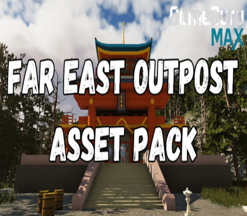 GameGuru MAX - Low Poly Asset Pack - Far East Outpost DLC PC Steam CD Key  REGION FREE TheGameCreators - [Email/Instant Delivery]