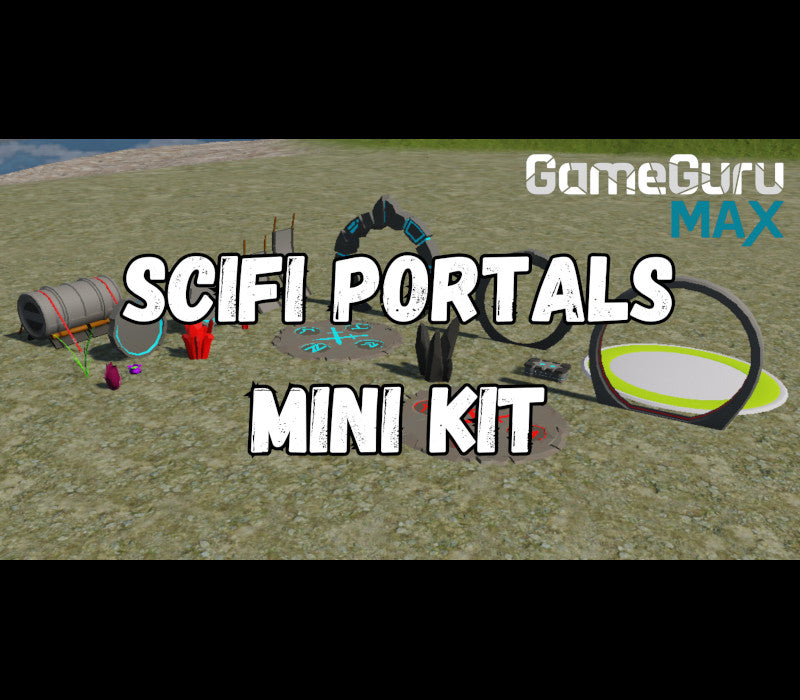 GameGuru MAX - Low Poly Mini Kit: Sci-Fi Portals DLC Steam CD Key  REGION FREE TheGameCreators - [Email/Instant Delivery]