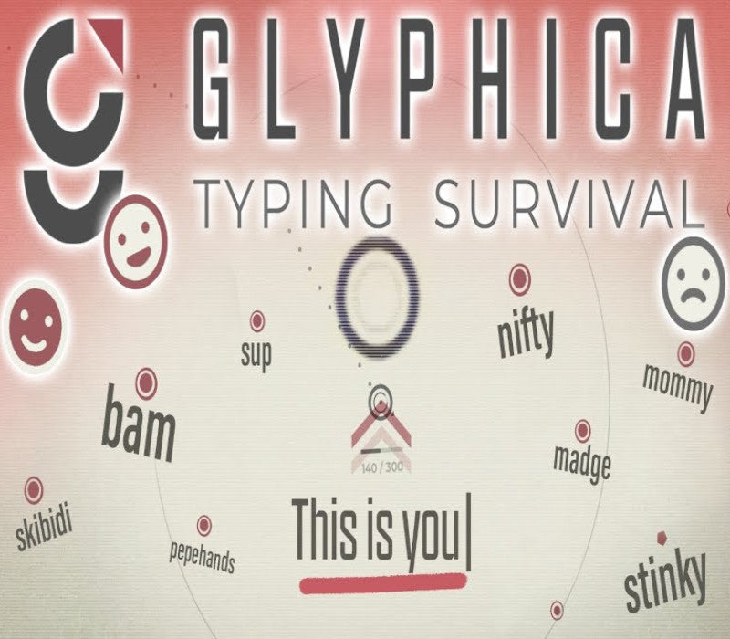 Glyphica: Typing Survival PC Steam CD Key  REGION FREE aliasBLACK - [Email/Instant Delivery]