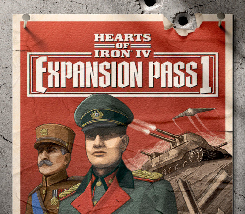 Hearts of Iron IV - Expansion Pass 1 DLC EU PC Steam CD Key  EUROPE  [Email/Instant Delivery]