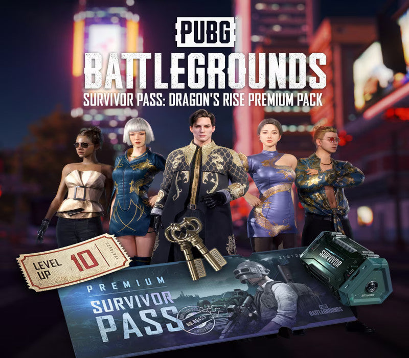 PUBG - Survivor Pass: Dragon's Rise Premium Pack DLC AR XBOX One / Xbox Series X|S CD Key Xbox One -  Argentina KRAFTON - [Email/Instant Delivery]