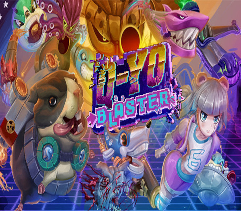 Q-YO Blaster Steam CD Key  REGION FREE TEAM Black Hat Robot - [Email/Instant Delivery]