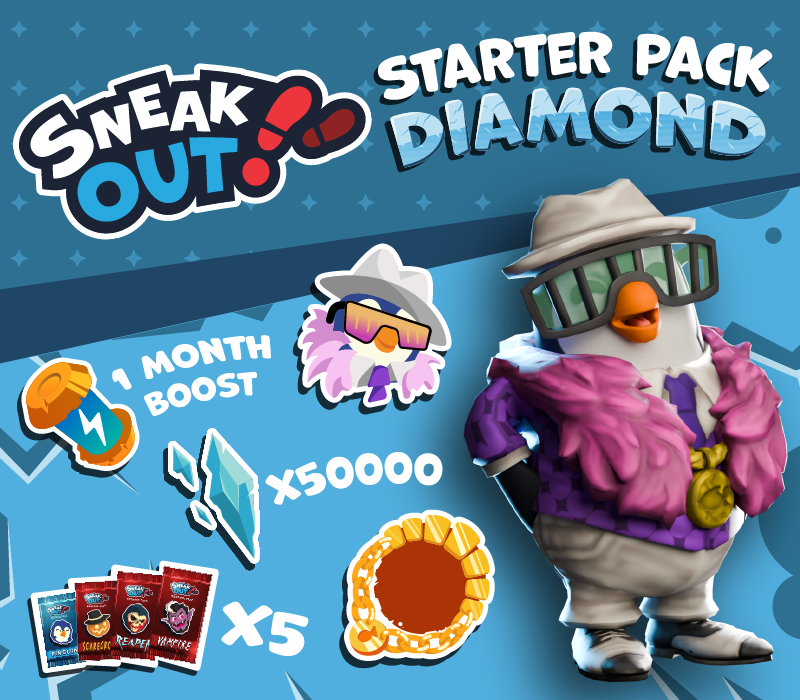 Sneak Out - Starter Pack Diamond DLC PC Steam CD Key  REGION FREE Kinguin - [Email/Instant Delivery]
