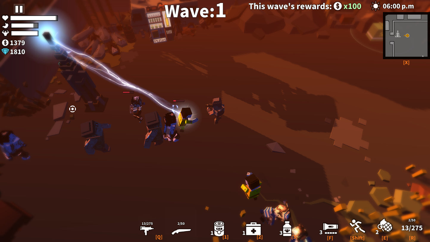 Survivors Of The Zombie World PC Steam CD Key  REGION FREE  [Email/Instant Delivery]