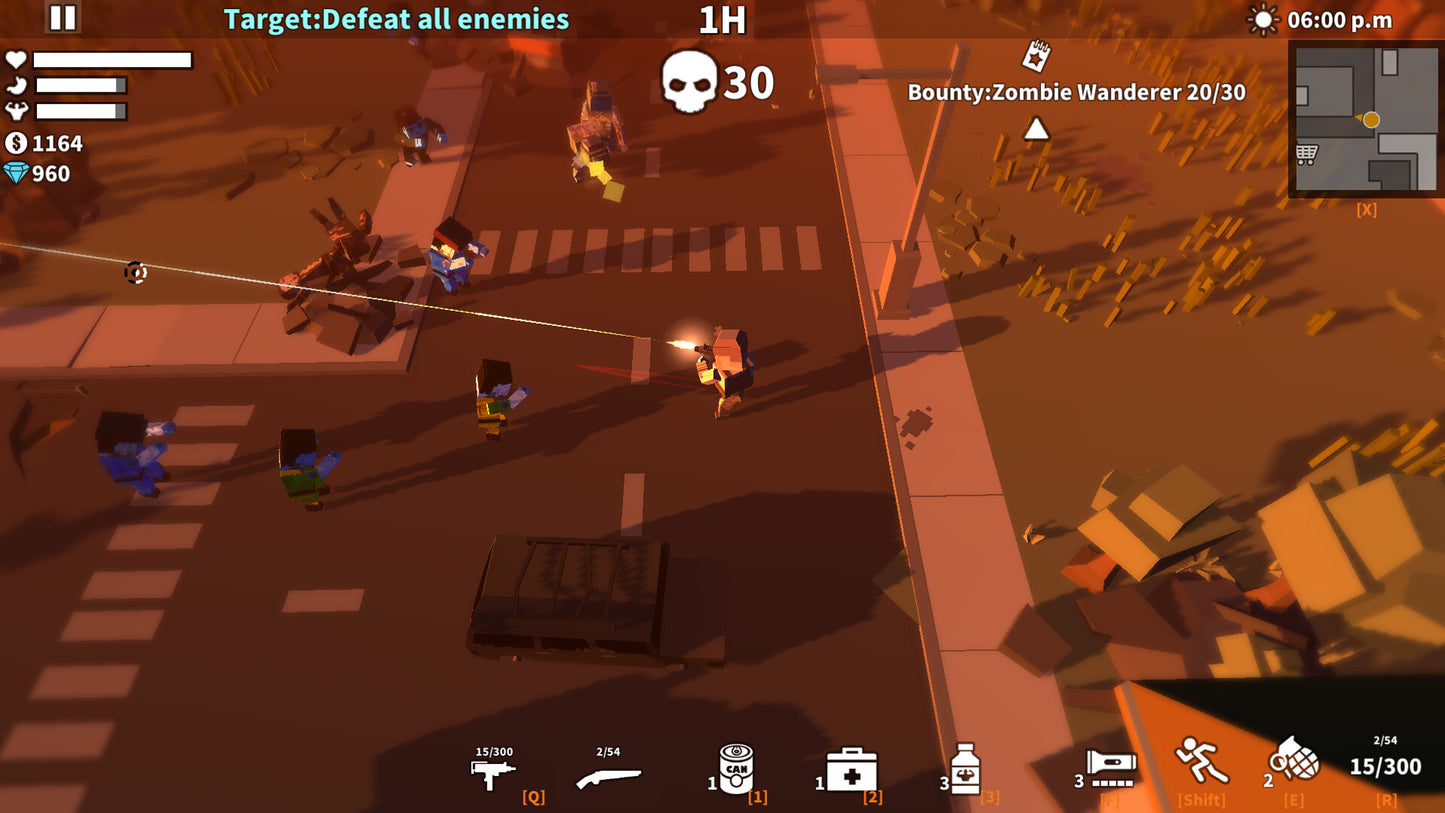 Survivors Of The Zombie World PC Steam CD Key  REGION FREE  [Email/Instant Delivery]