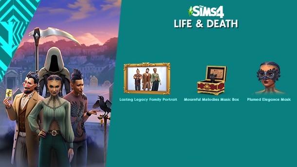 The Sims 4 - Life and Death: Pre-order Bonus DLC EU PC EA App CD Key  EUROPE Electronic Arts - [Email/Instant Delivery]