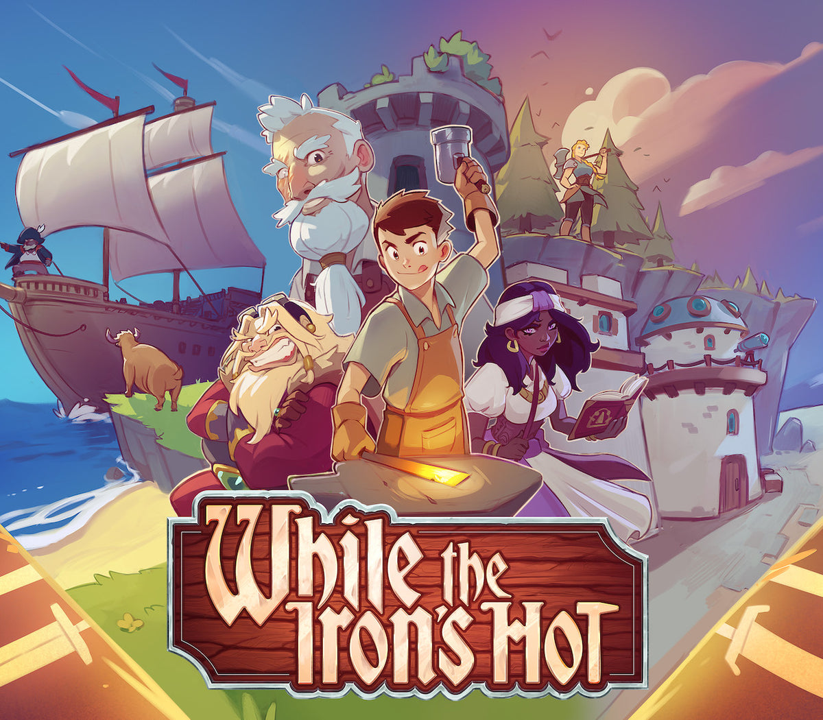 While the Iron's Hot Steam CD Key  REGION FREE Humble Games - [Email/Instant Delivery]