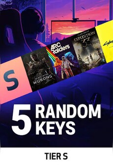 TIER S Random 5 Keys - Steam Key - GLOBAL  [Email/Instant Delivery]