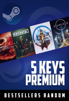 Bestsellers Random 5 Keys Premium (PC) - Steam Key  - GLOBAL  [Email/Instant Delivery]