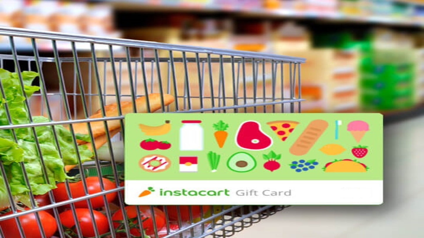 Instacart Gift Card 25 USD - Instacart Key - UNITED STATES  [Email/Instant Delivery]