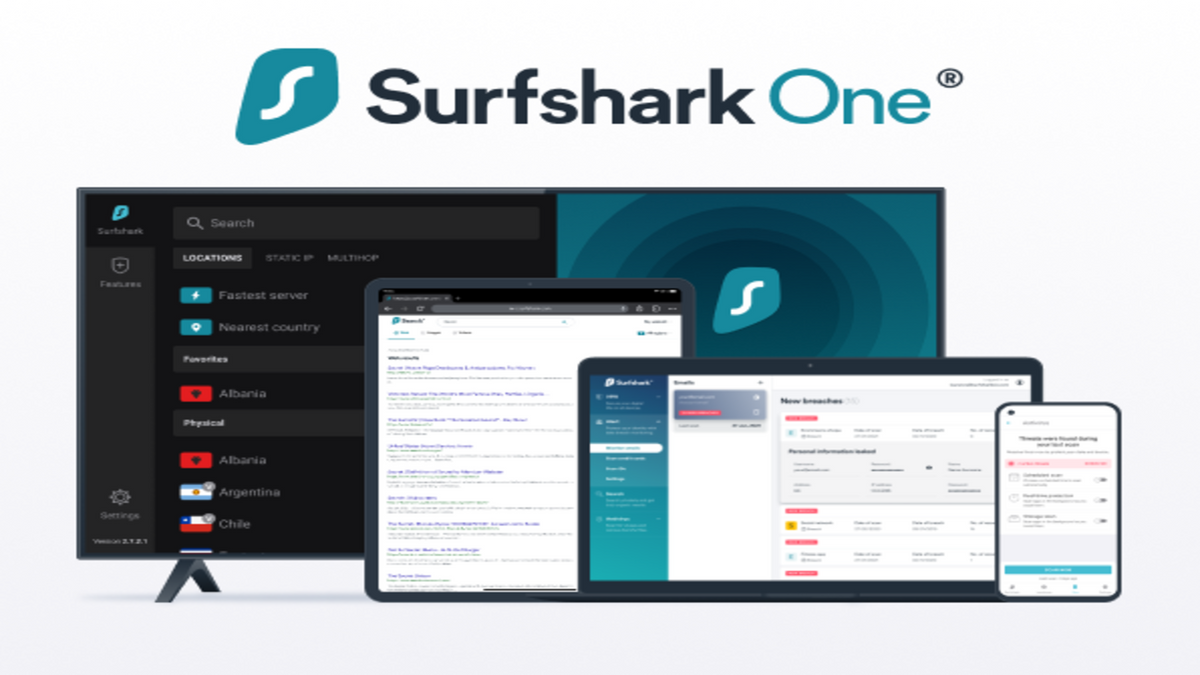Surfshark One (Antivirus + VPN Bundle) 2 Years - Surfshark Key - GLOBAL  [Email/Instant Delivery]