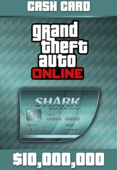 Grand Theft Auto Online: Megalodon Shark Cash Card (PC) 10000000 - Rockstar Key - GLOBAL  [Email/Instant Delivery]