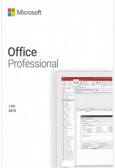 Microsoft Office Professional 2019 (PC, 1 Device) - Microsoft Key - GLOBAL  [Email/Instant Delivery]