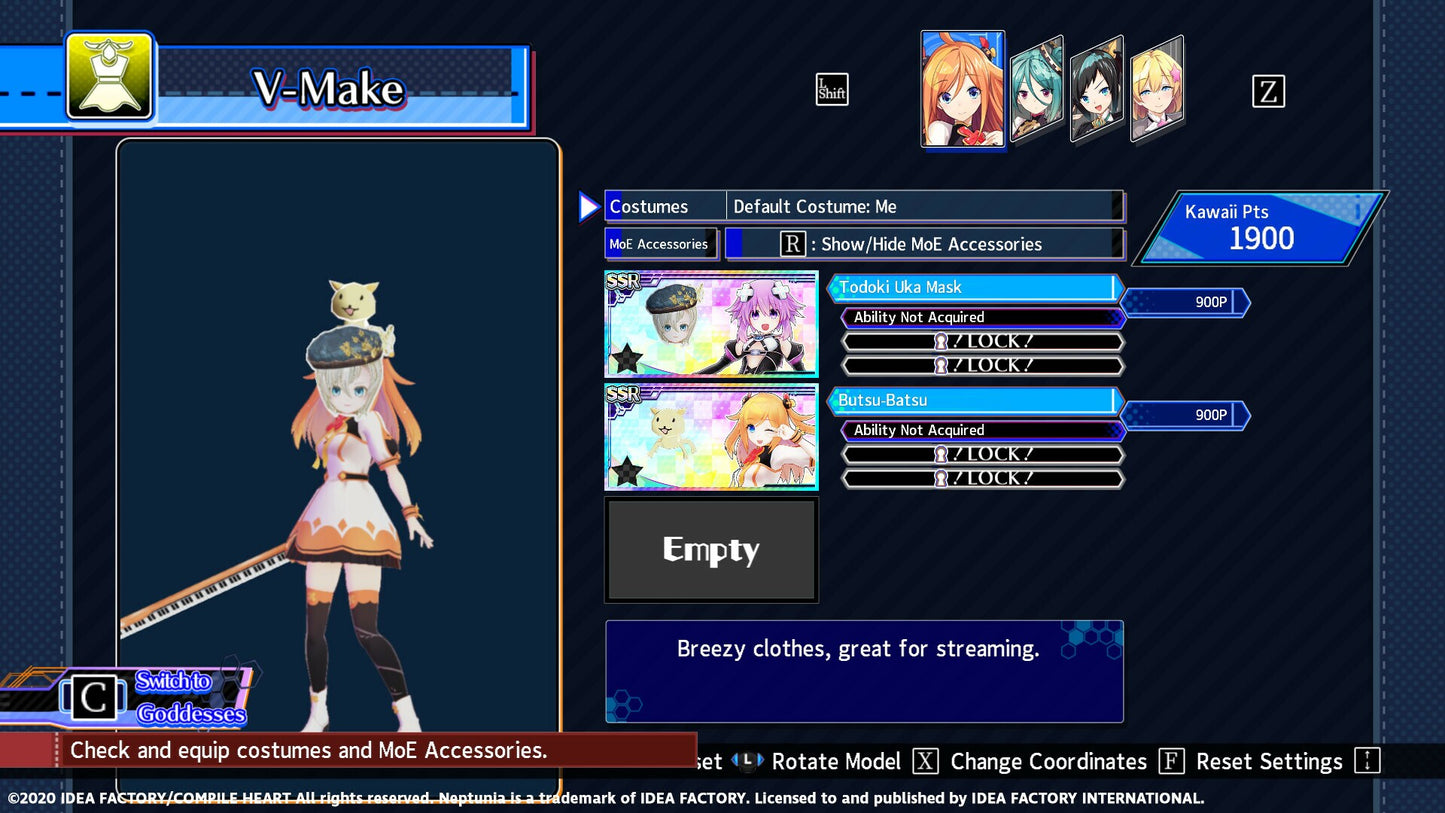Neptunia Virtual Stars - Todoki Uka Pack (PC) - Steam Gift - GLOBAL  [Email/Instant Delivery]