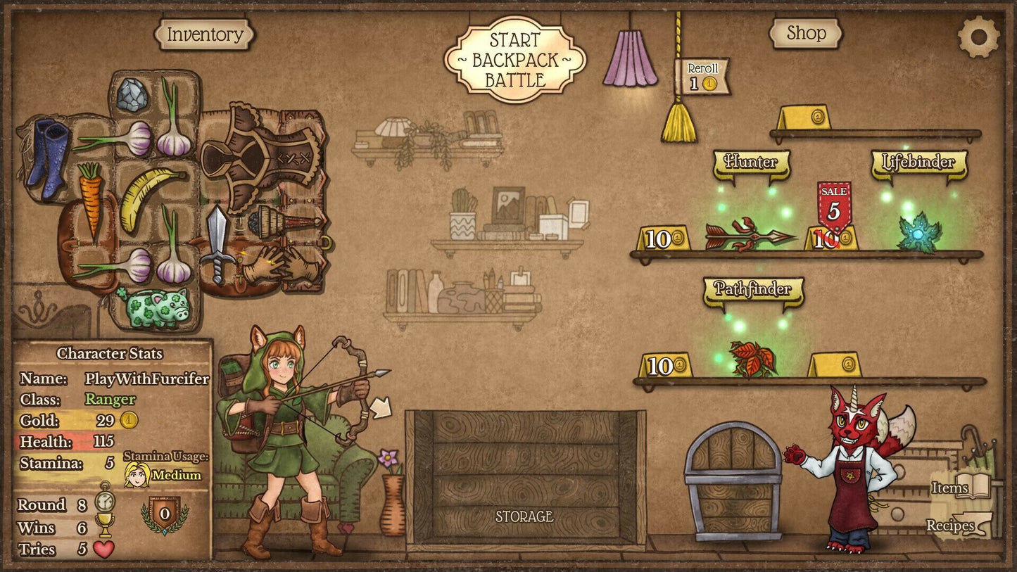 Backpack Battles (PC) - Steam Gift - GLOBAL   - PlayWithFurcifer [Email/Instant Delivery]
