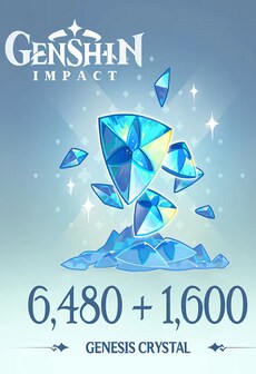 Genshin Impact 6480 + 1600 Genesis Crystals - GalaxyLink Key - GLOBAL  [Email/Instant Delivery]
