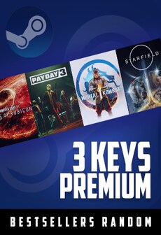 Bestsellers Random 3 Keys Premium (PC) - Steam Key  - GLOBAL  [Email/Instant Delivery]