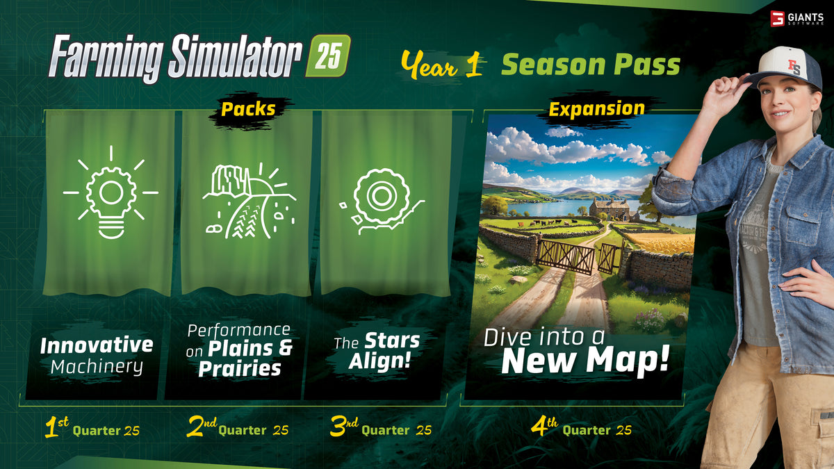 Farming Simulator 25 - Year 1 Bundle PC Steam Account  REGION FREE Giants Software - [Email/Instant Delivery]
