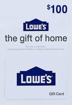Lowe's 100 USD - Lowe's Key - UNITED STATES  [Email/Instant Delivery]