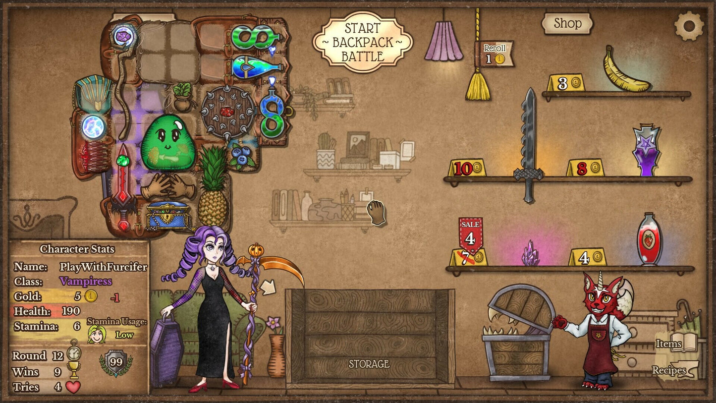 Backpack Battles (PC) - Steam Gift - GLOBAL   - PlayWithFurcifer [Email/Instant Delivery]