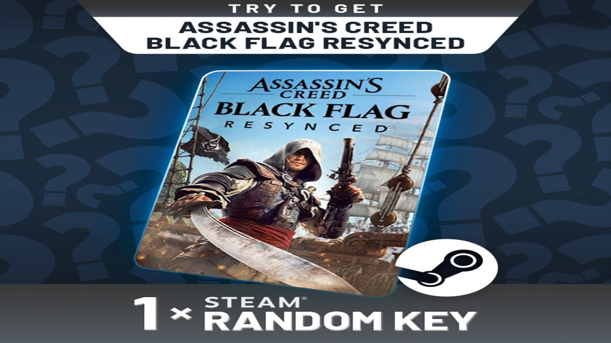 Try to Get Assassin's Creed Black Flag Resynced - Random 1 Key (PC) - Ubisoft Connect Key - GLOBAL  [Email/Instant Delivery]