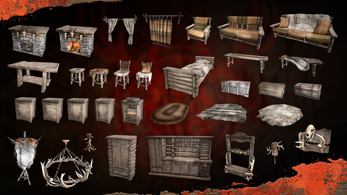 SCUM Woodland Furniture Pack (PC) - Steam Key - ROW   - Steam [Email/Instant Delivery]