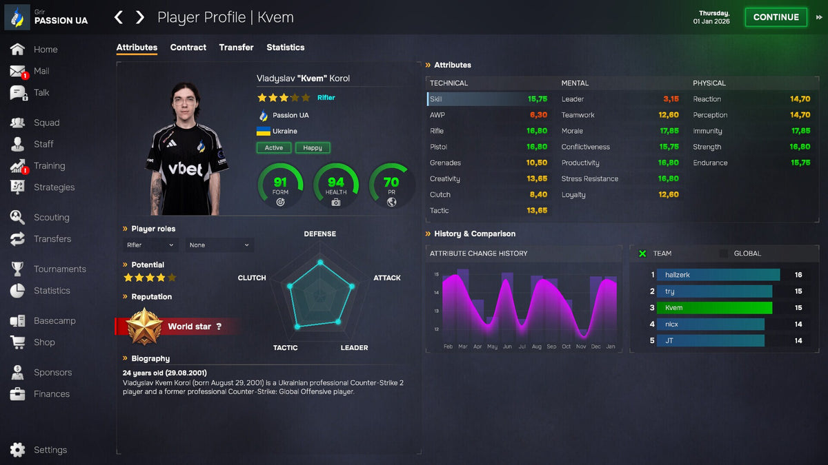 Esports Manager 2026 (PC) - Steam Key - GLOBAL   - indie.io [Email/Instant Delivery]