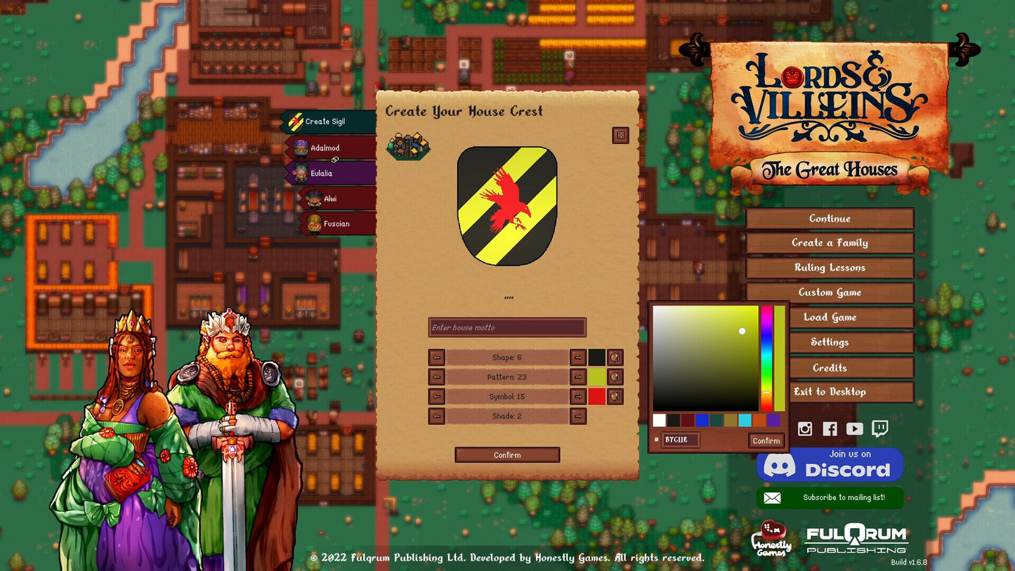 Lords & Villeins: The Great Houses (PC) - Steam Key - NORTH AMERICA  [Email/Instant Delivery]