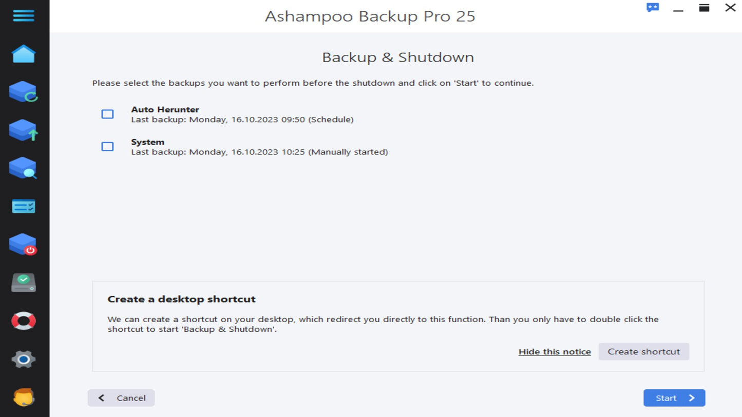 Ashampoo Backup Pro 25⁠ (1 Device, Lifetime)  - Ashampoo Key - GLOBAL  [Email/Instant Delivery]