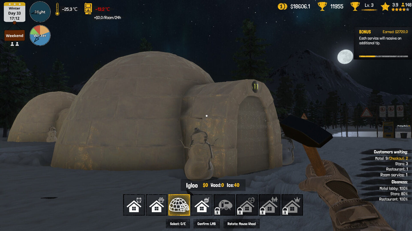 Arctic Motel Simulator (PC) - Steam Gift - GLOBAL   - One Slice of Pizza Games [Email/Instant Delivery]